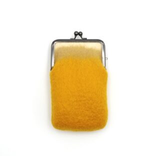 がま口ポーチ「NOPPO」｜ マスタード