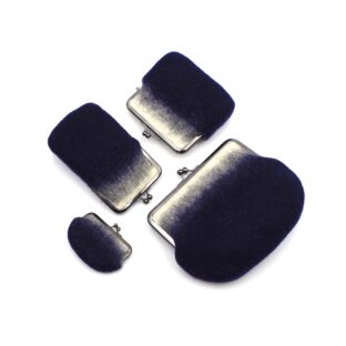 がま口ポーチ ｜ インディゴと、ローザ・ルクセンブルク『橋の下』