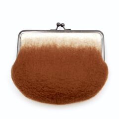 がま口ポーチ「TANTO」｜ キャラメル