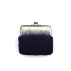 がま口ポーチ「SQUARE」｜ インディゴ
