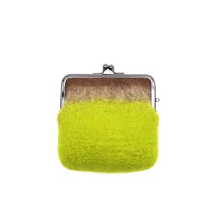 がま口ポーチ「SQUARE」｜ ピスタチオ