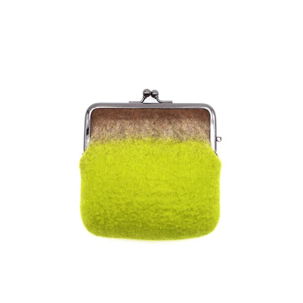 がま口ポーチ「SQUARE」｜ ピスタチオ